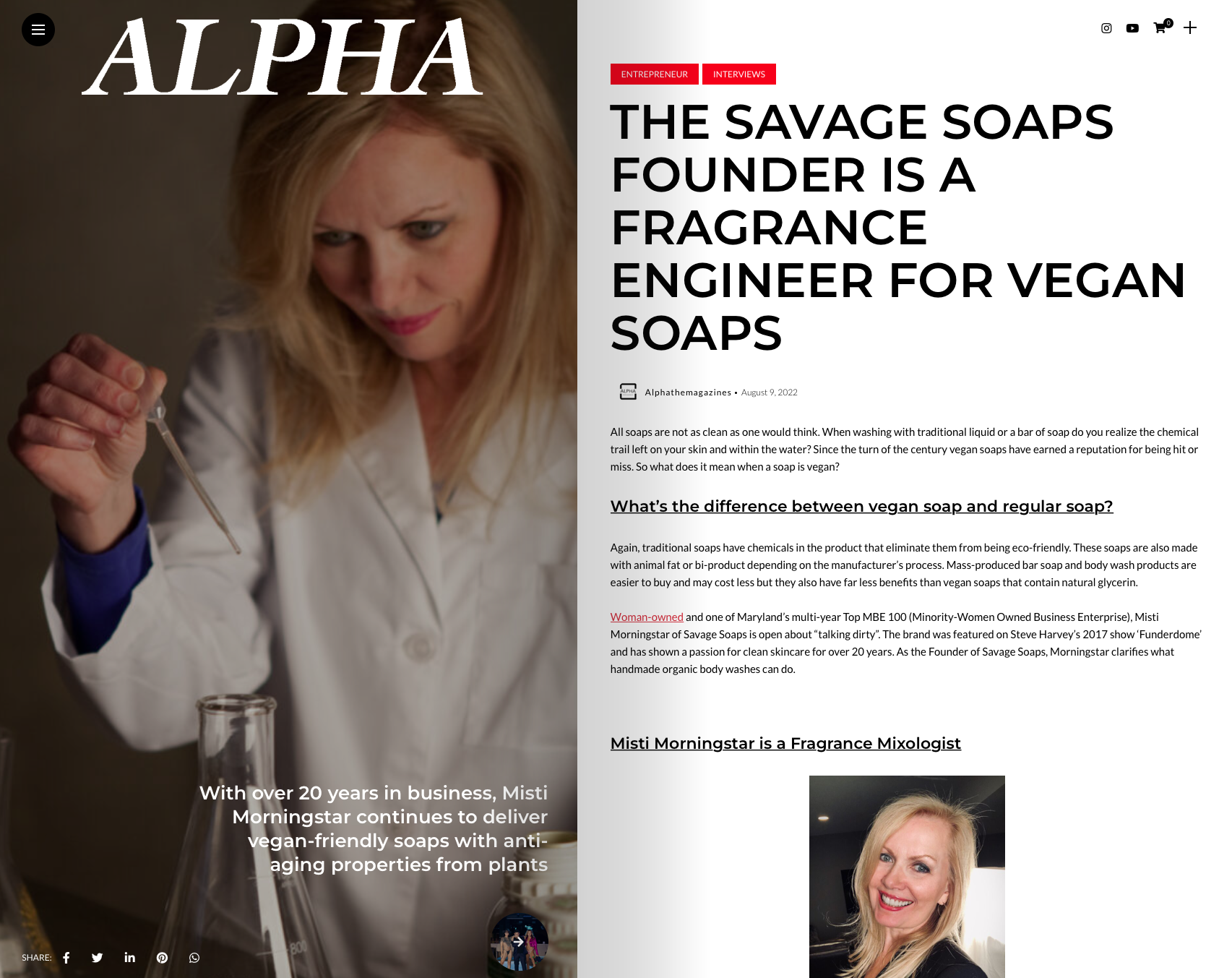 Savage Soaps  Natural Body Care for the Mind, Body and Savage Soul